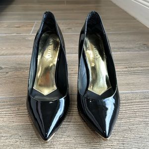 Used Ted Baker black patent leather heels. Size 6.5